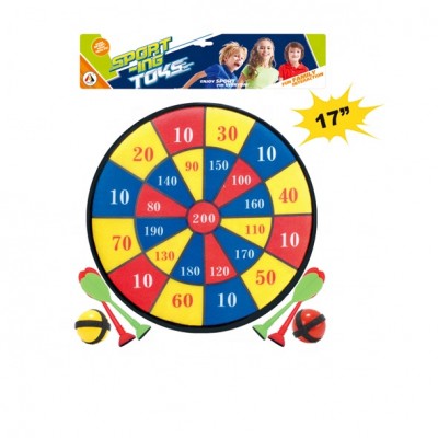 17 inch safety magnetic dart board game set sports toy for kids