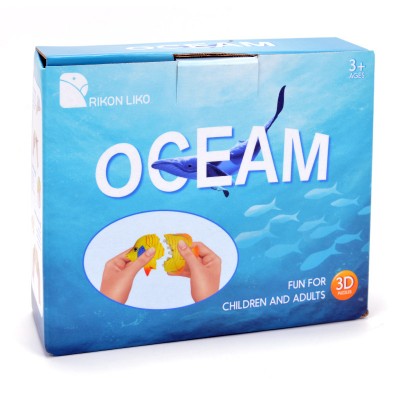 2020 intelligent 3D Puzzle Educational Toys DIY jigsaw puzzle Ocean Game Plastic Assembly Animal