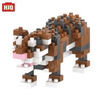 HIQ animal zoo series tiger mini creative bricks toys