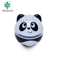 Promotional baby toys BO cartoon panda tumbler roly-poly toy with music and light