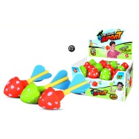 Throwing toy missile shape foam bullets outdoor sport toy for children