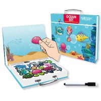 2020 DIY Jigsaw Toy 62PCS Ocean Magnetic Board Book Puzzle Game