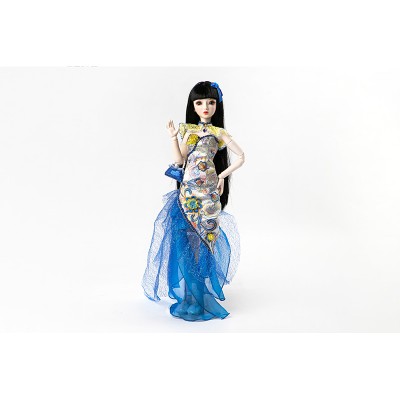 New Artistic High Class 3D Craft China National Custom Doll Vinyl Movable Joints Beauty Figure