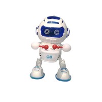 Popular battery operated robot Children early education light and music robotics kits for kids