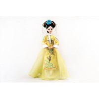 Handicraft High Class 3D Embroidery Chinese Style Doll Vinyl Movable Joint Beauty Girl